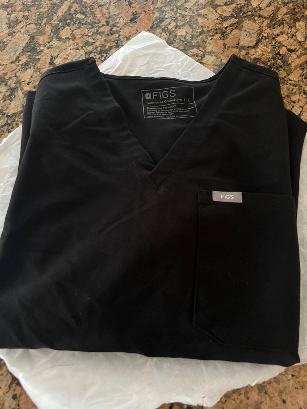 Figs scrub top